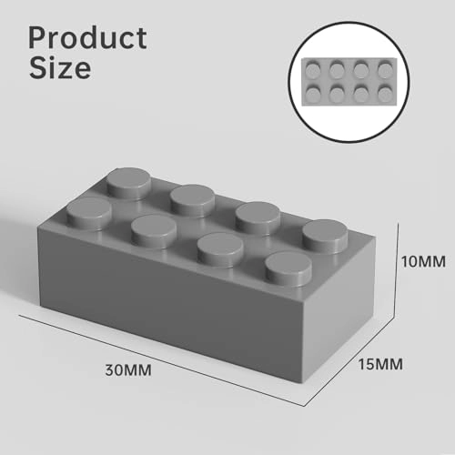 Classic Bulk Brick Block 2x4 - 200 pcs