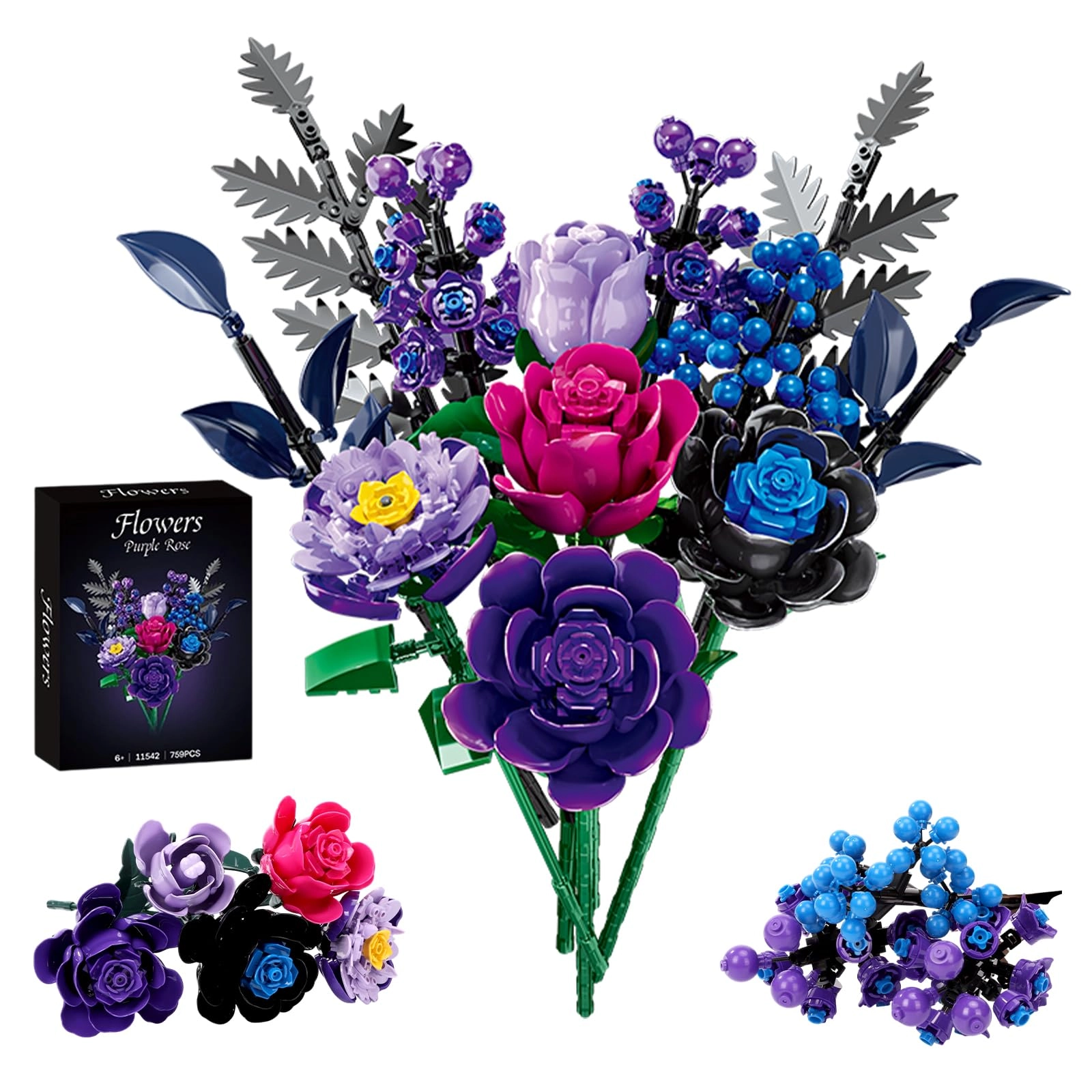 GUANGDONG WOMA ANIMATION TOYS CO., LTD Flower Bouquet Building Set - 759 Pcs
