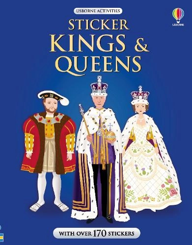 Usborne Kings & Queens Sticker Book 44 pcs