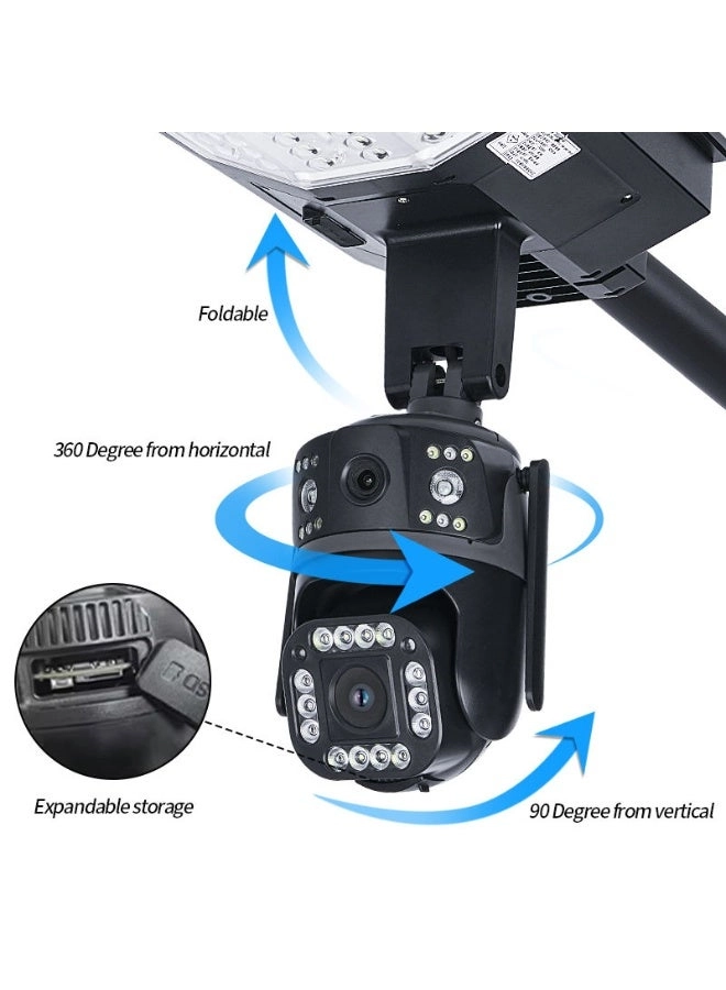 4G 2-in-1 Solar Street Light Camera