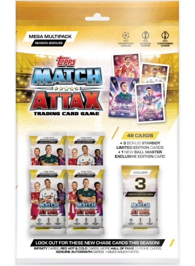 Topps Match Attax 2025/26 - 4 (12- card) Packets Pack