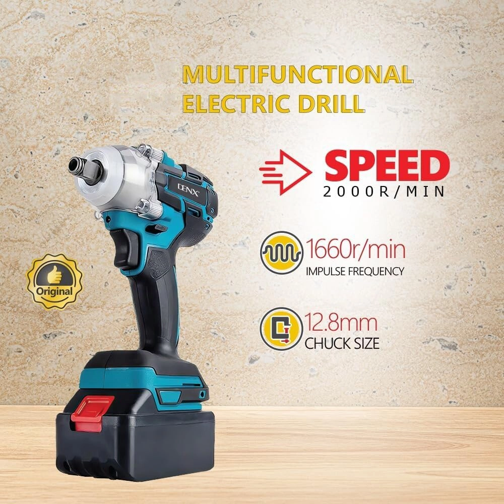Multifunctional Electric Drill - Corded/Rechargeable Variable Speed Forward/Reverse