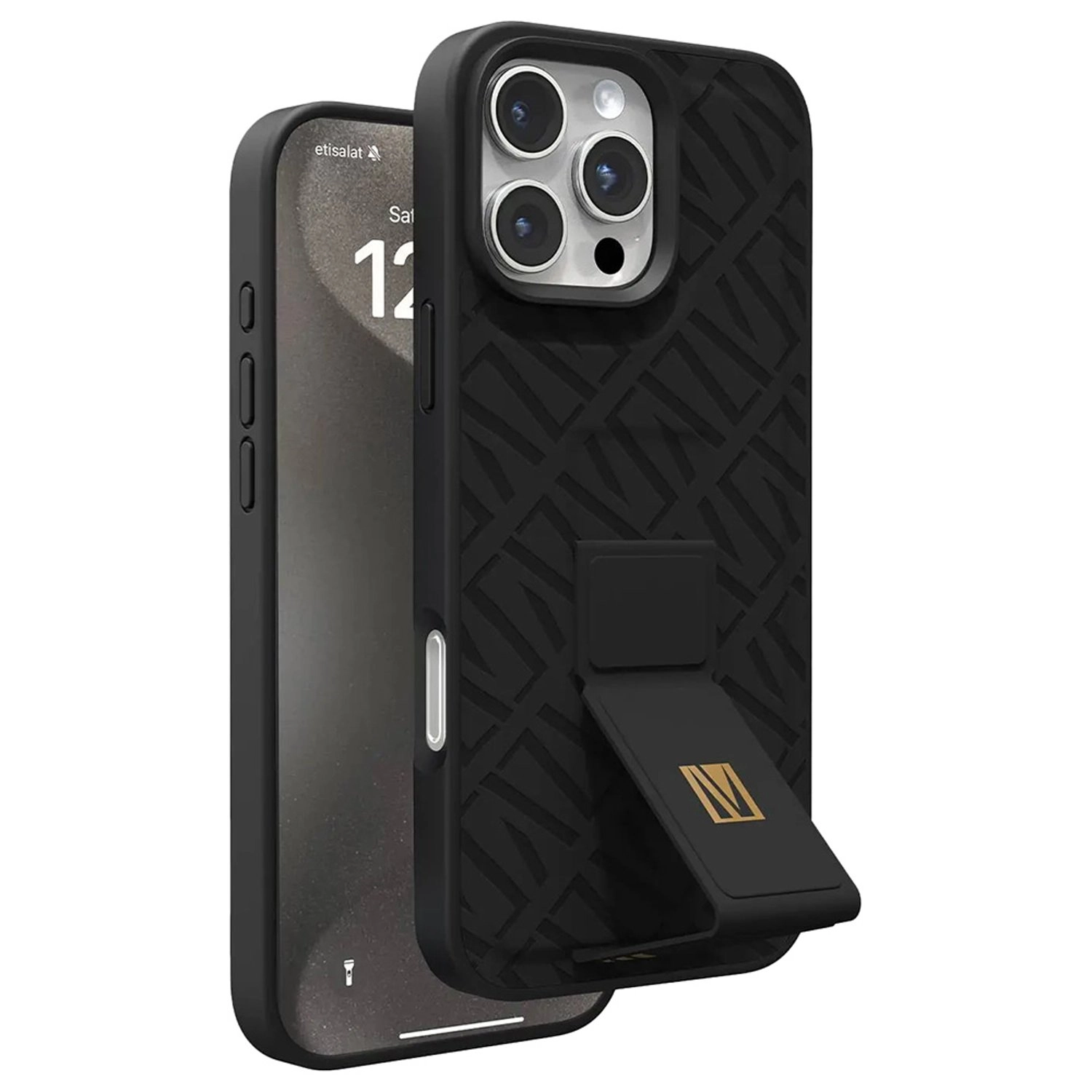 Morphix Cuero Gripstand Case for iPhone 16 Pro Max