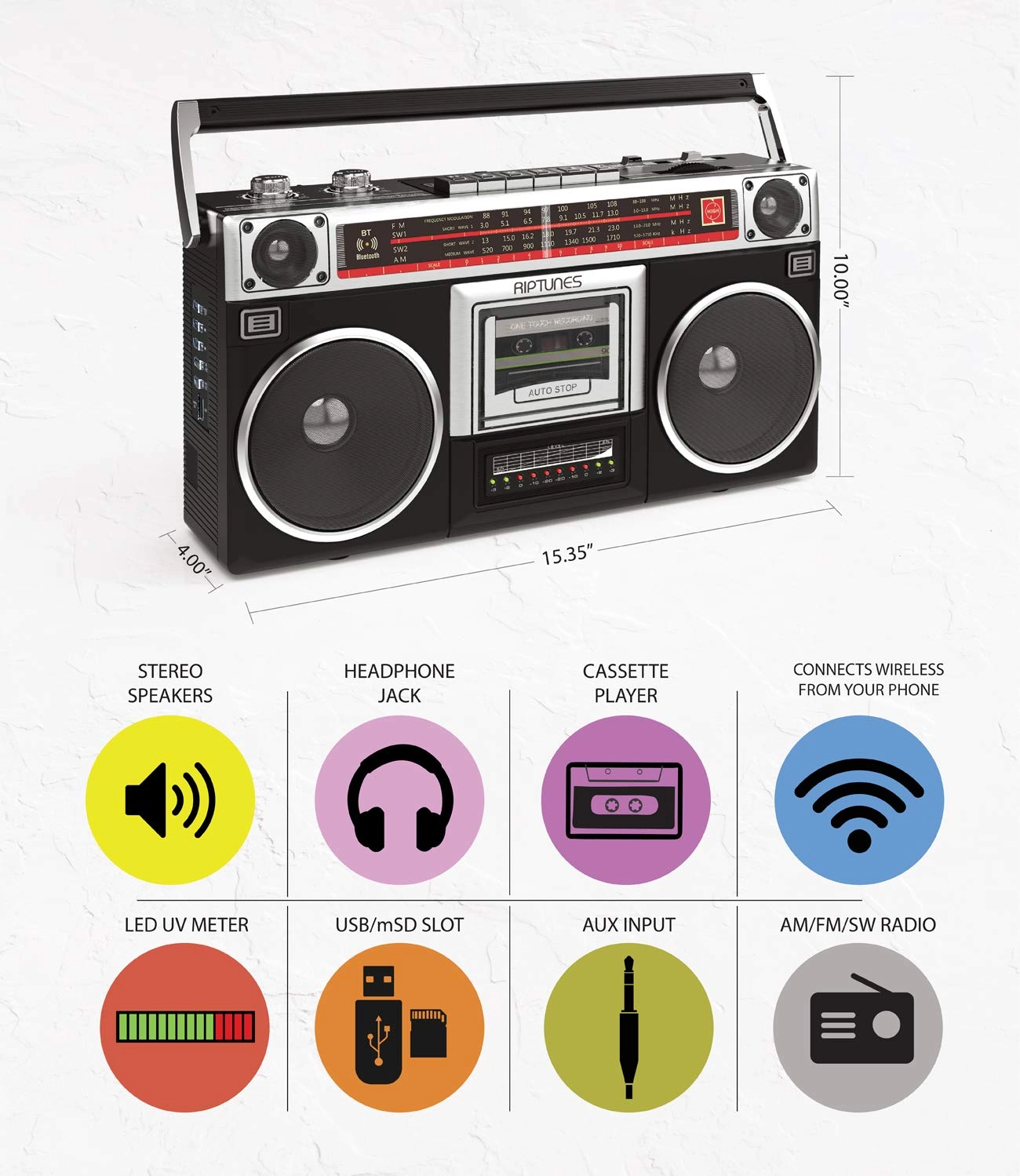 RACR-510BT - Boombox
