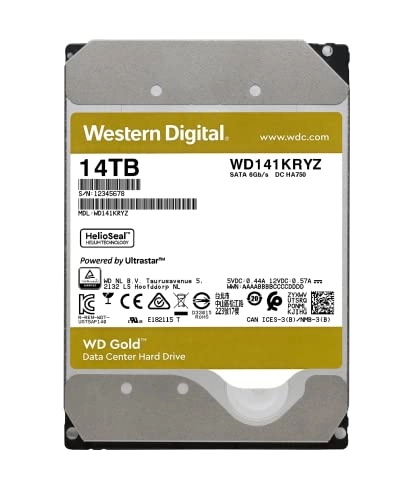Gold 3.5" 7200rpm 512MB SATA 6Gb/s (WD142KRYZ) - 14TB