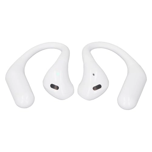 Language Translation Headphones - Open Ear Intelligent Voice Recognition White