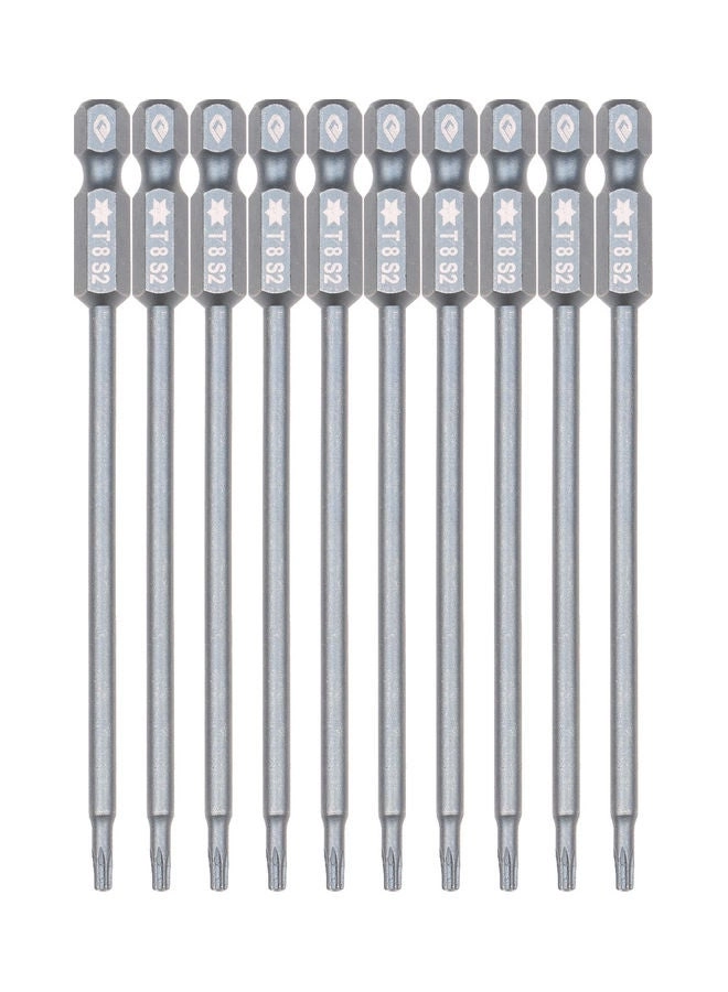 NIBEMINENT T8 Security Torx Bit Set - 10 100mm(3.93in)