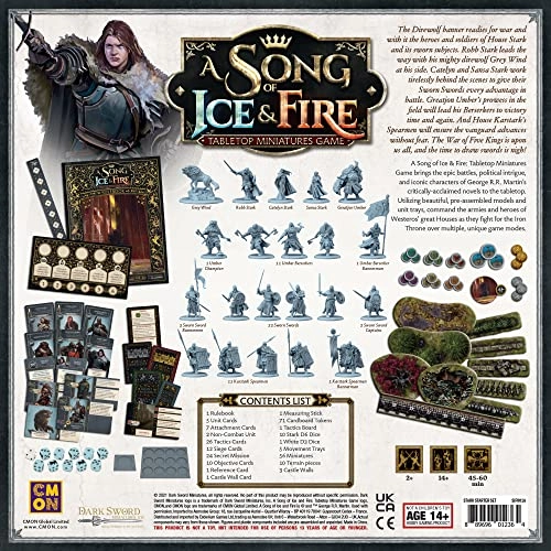 A Song of Ice & Fire Tabletop Miniatures Game: Stark Starter Set - Strategy Game