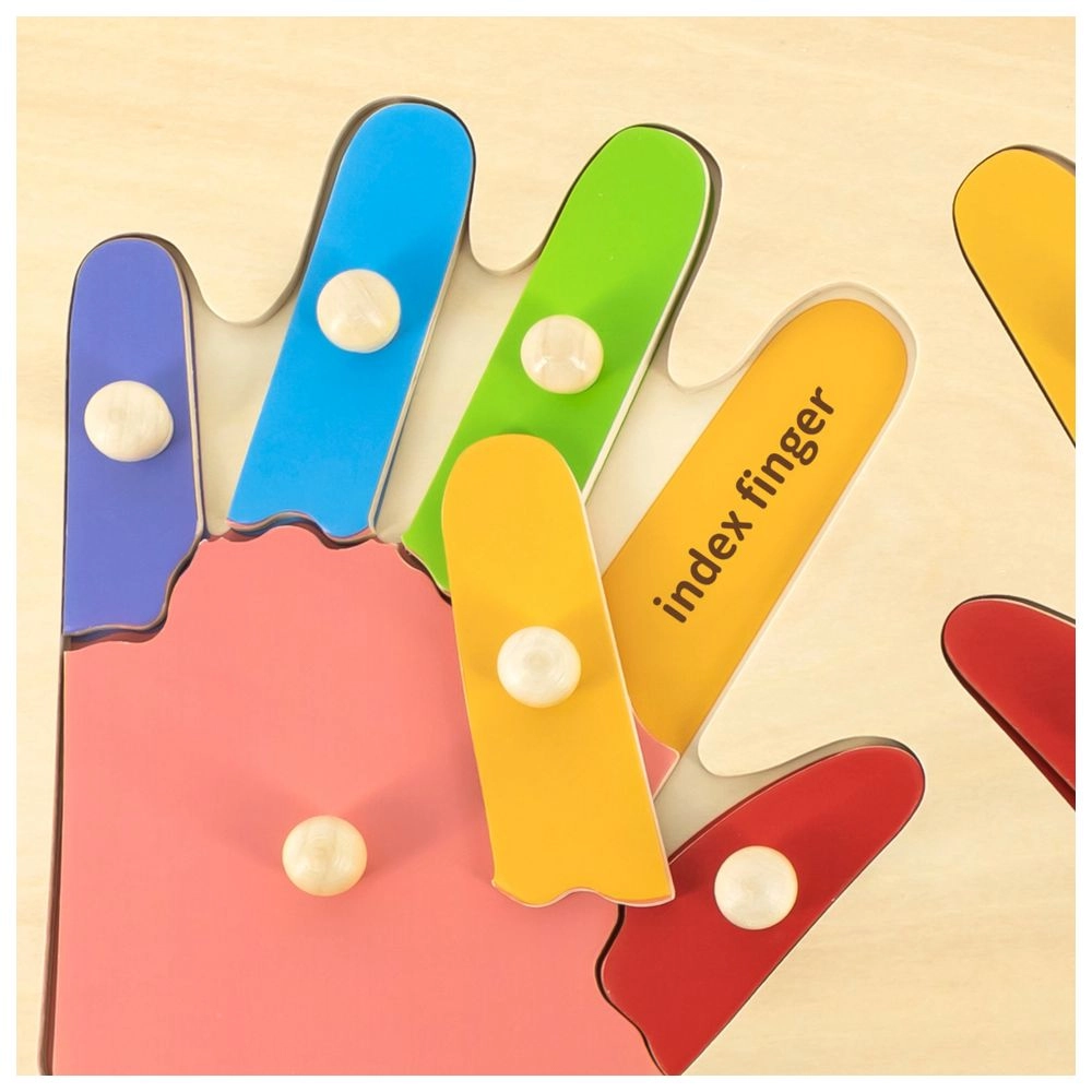 Hand and Finger Puzzle - 3 + 12 piece(s)