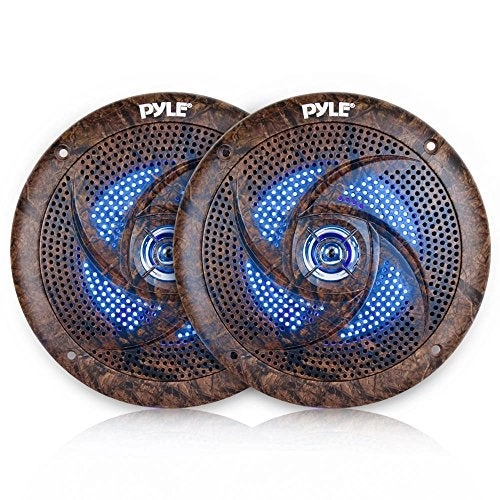 Low-Profile Waterproof Marine Speakers - 6.5 Inch 240W