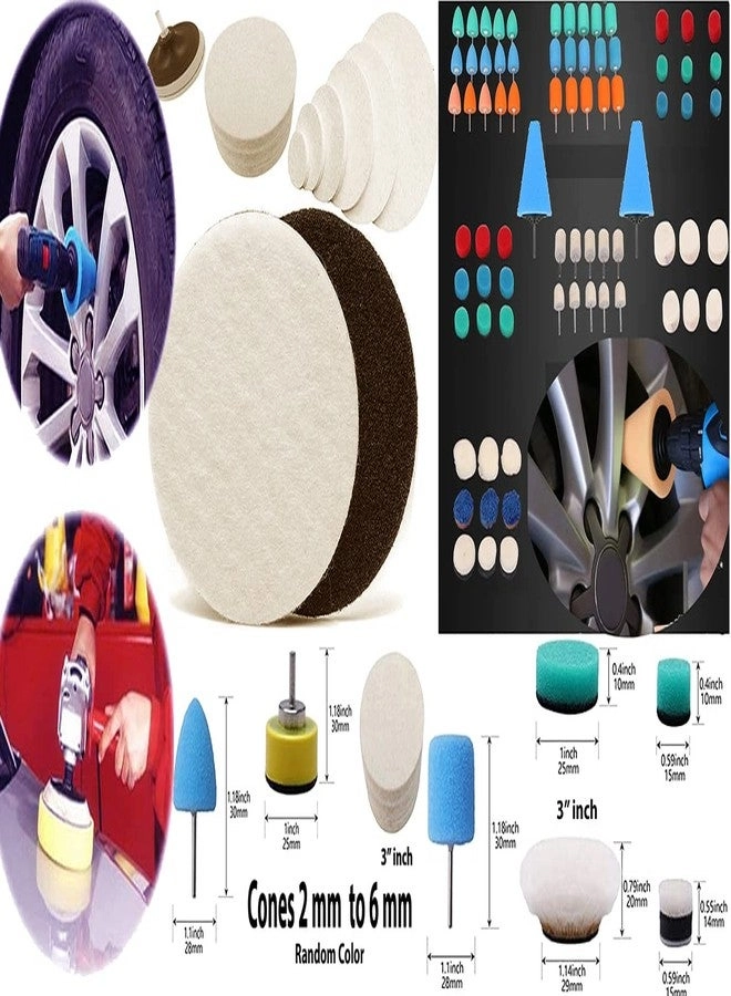 Sponge Buffing Pads - 30 Pcs 1"inch