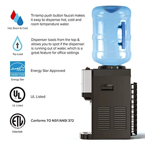 Top Loading Countertop Water Cooler Dispenser