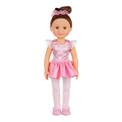 Victoria Poseable Ballerina Doll - 14 inches brunette