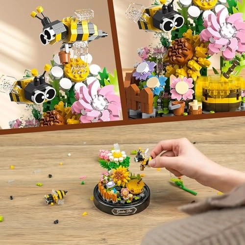 Bee Bouquet - Building Blocks Dust Cover Bonsai