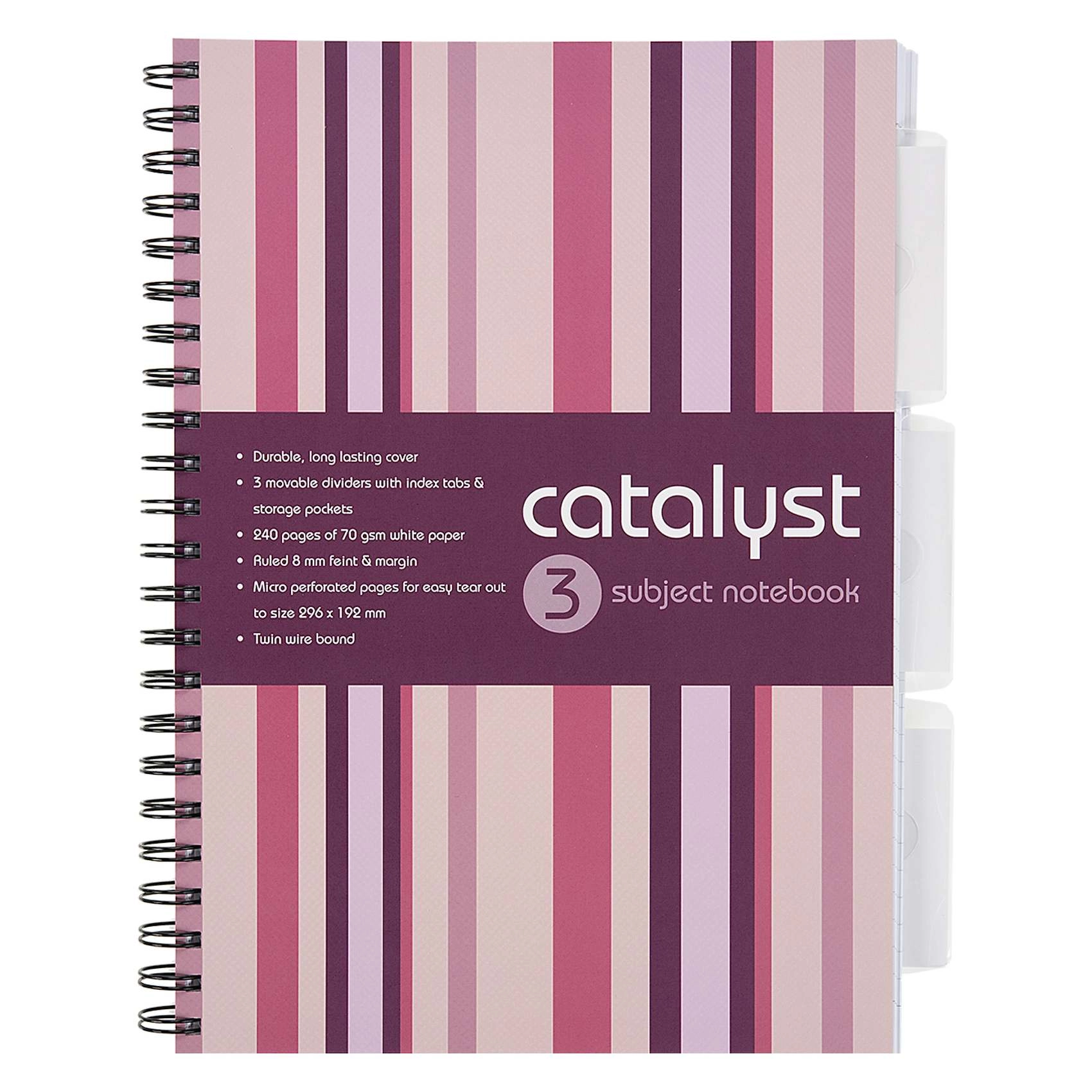Carrefour Catalyst 3 Subject A4 Spiral - 240 Sheets