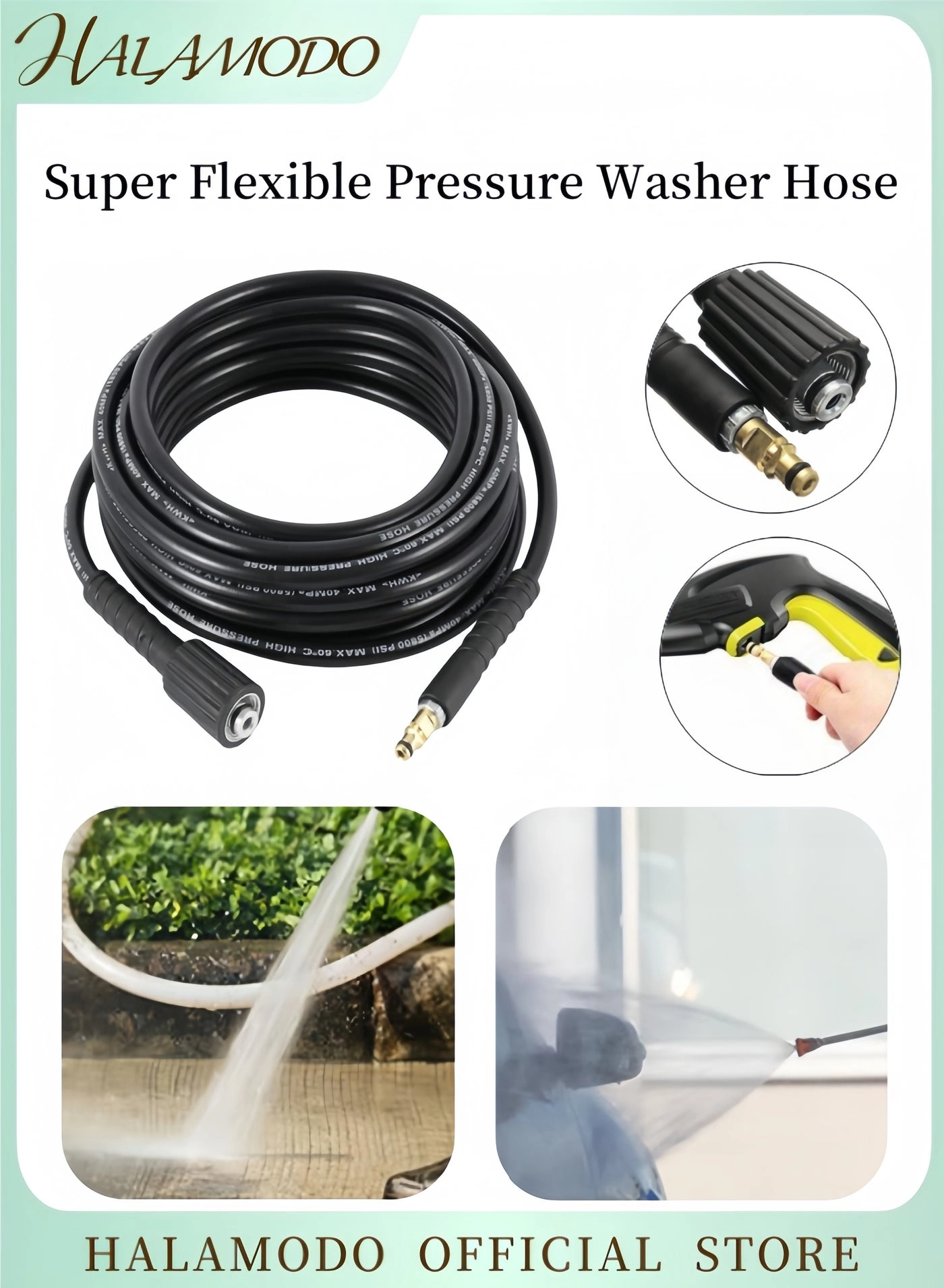 halamodo Pressure Washer Hose