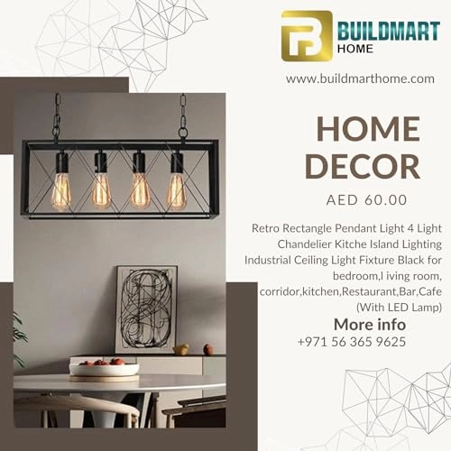 Retro Rectangle Pendant Light