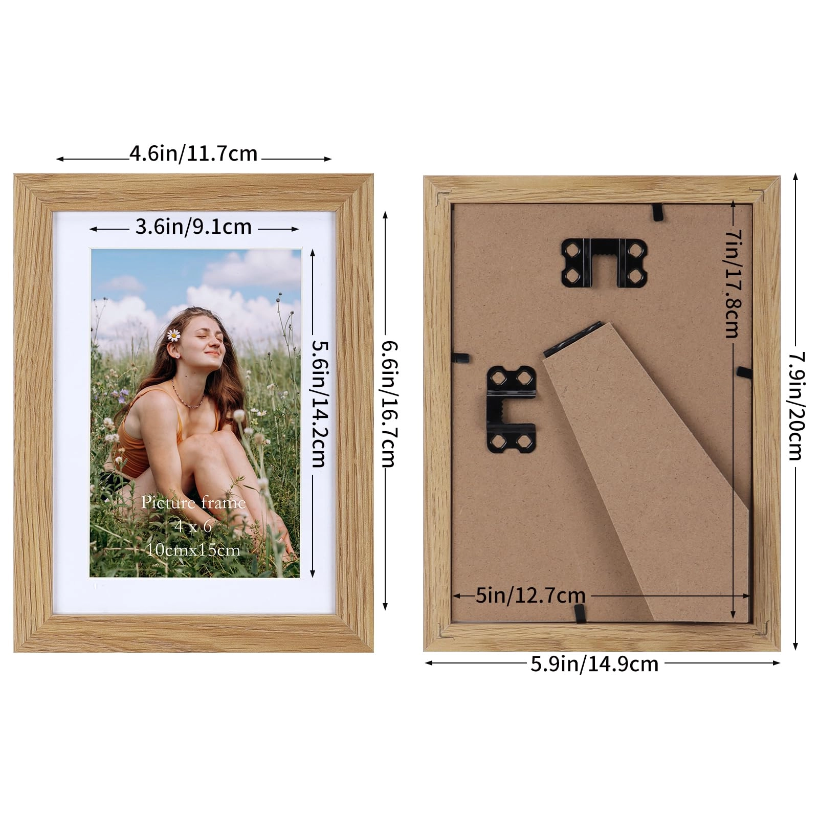 Photo Frames - 4x6/5x7 Pack
