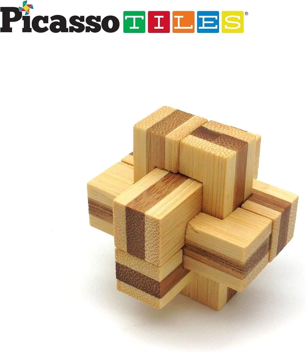 Magnetic Wooden Interlocking Puzzle - 3 + 8 pcs