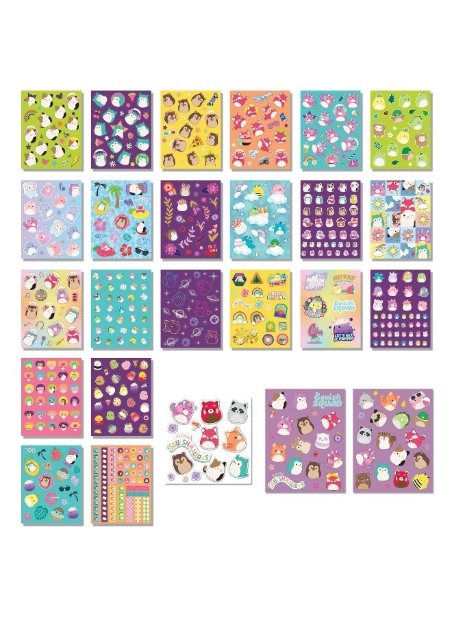 Kaleidoscope Sticker Bomb Squishmallows Sticker Book