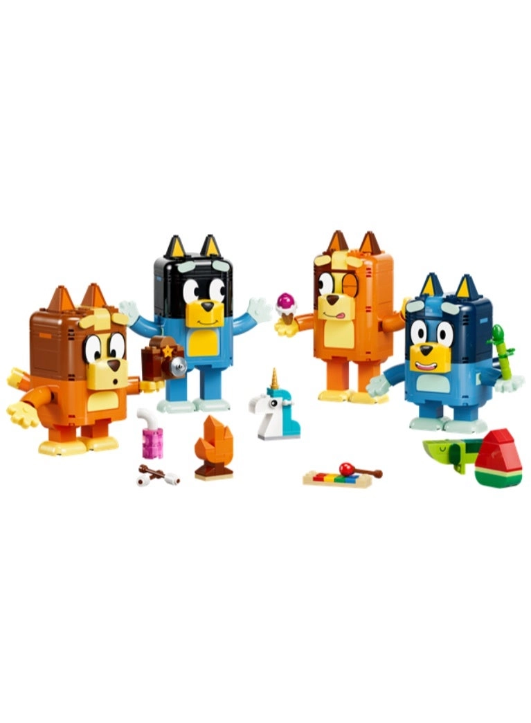 Brick-Built Bluey Family