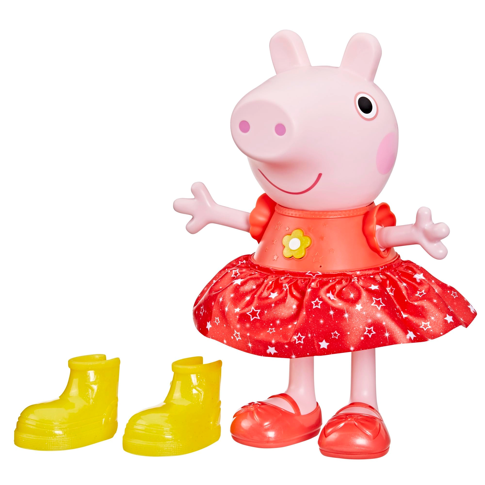 Hasbro Peppa's Mud Puddle Party Doll - 30 cm Interactive German Version Ages 3+