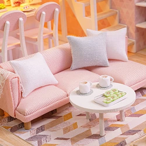 DIY Miniature Dollhouse Kit - Pink
