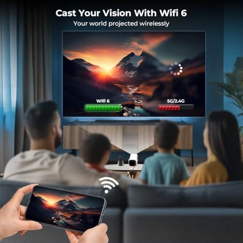 Mini Projector - 300 ISO Brightness 1080p