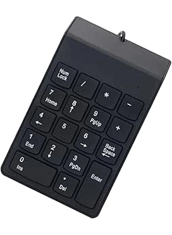 DIYEAH USB Numeric Keypad - Ultra Slim Portable Black