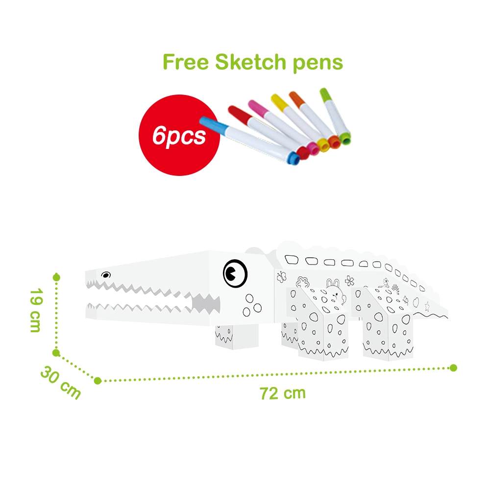 DIY Doodle Colouring Kit - 6 sketch pens