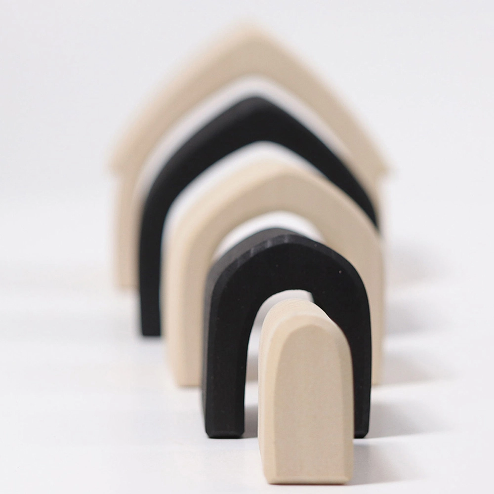 Stacking House - Suitable for 1 year and above 5 pieces