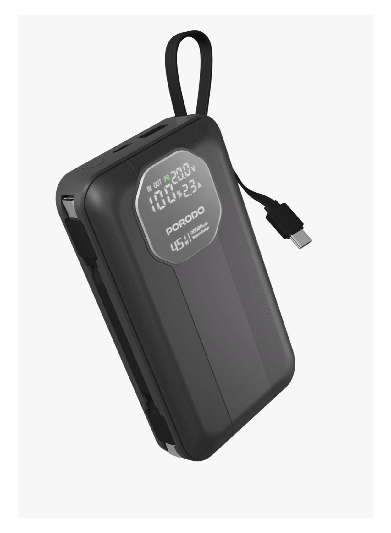 Porodo PD-PBFCH081-BK - 20000mAh 45W