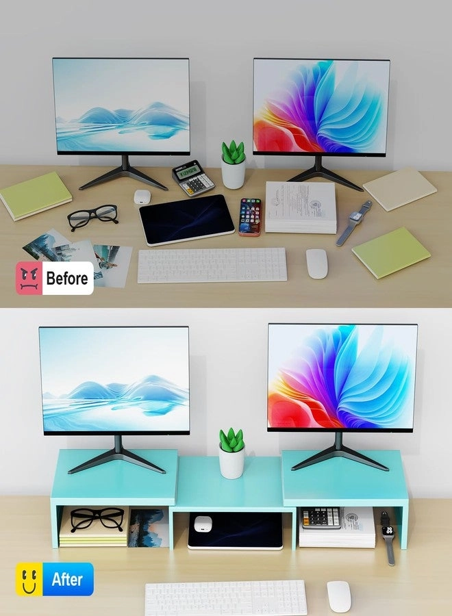 Dual Monitor Stand Riser