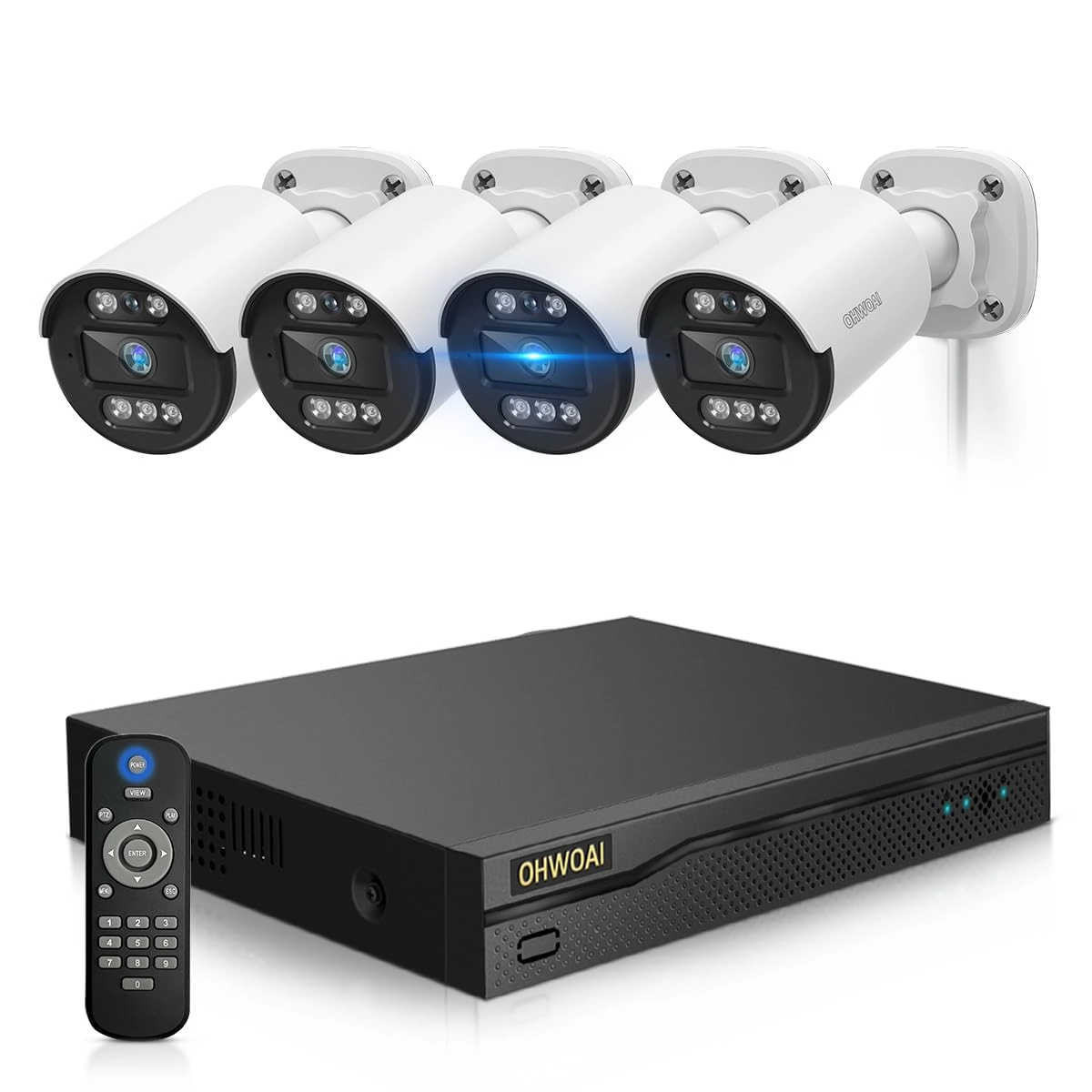 OHWOAI Wired Security Camera System 5MP