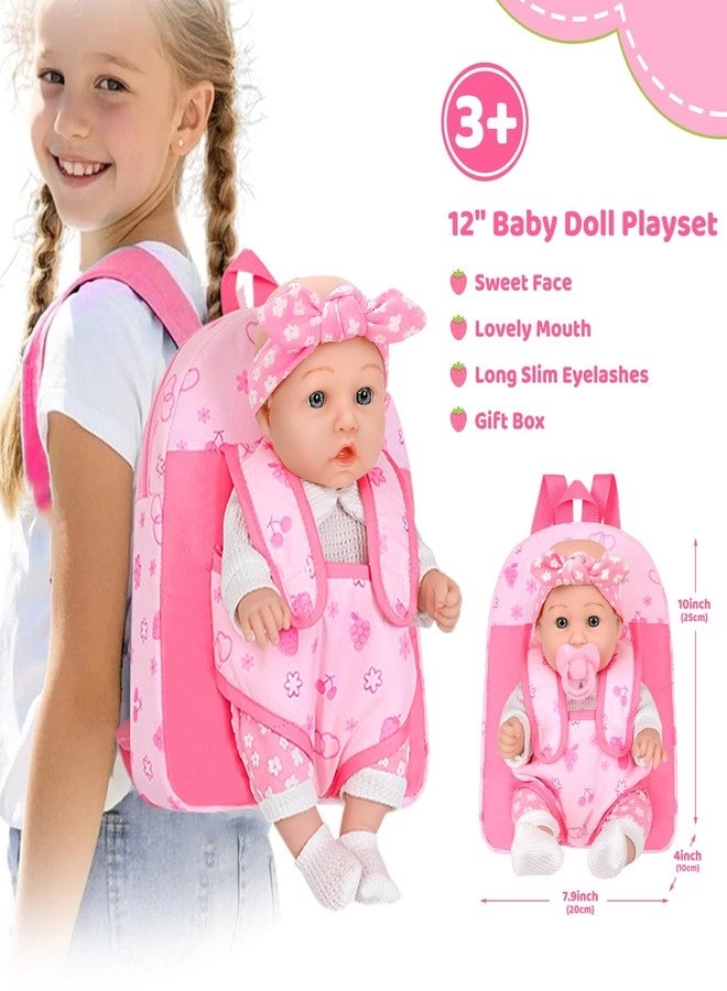 Reborn Baby Doll - 12 Inch Little Girls Set