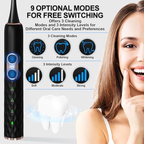 X-3 - 8 Brush Heads 6 Modes USB Rechargeable