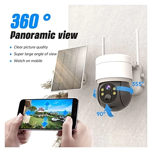 Outdoor Solar Security Camera 4MP