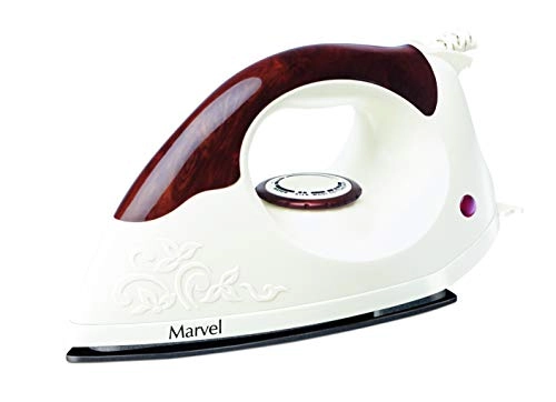 Dry Iron - 1000 W Teflon Coated Non-Stick Soleplate