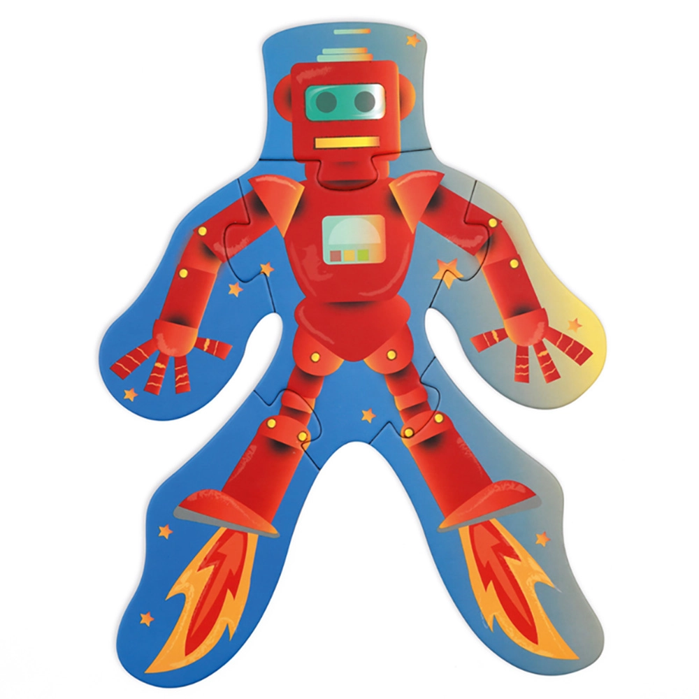 Robobuilder Puzzling Game - 3+ 6 pieces