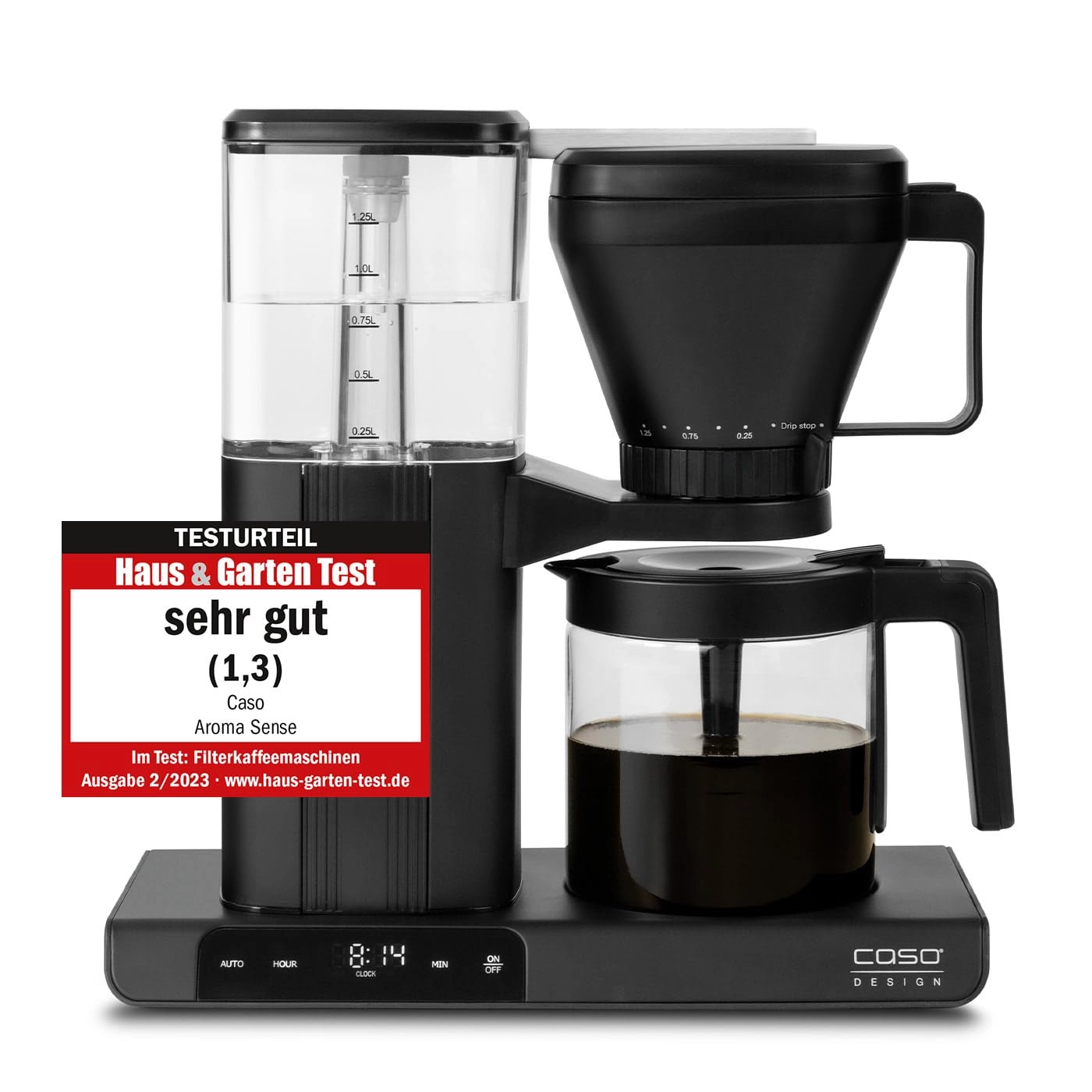 Caso Design Aroma Sense - Reusable Filter & Milk Frother