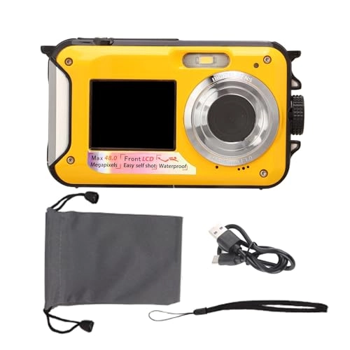 Dual Screens Water Resistant Digital Camera 2.7K20
