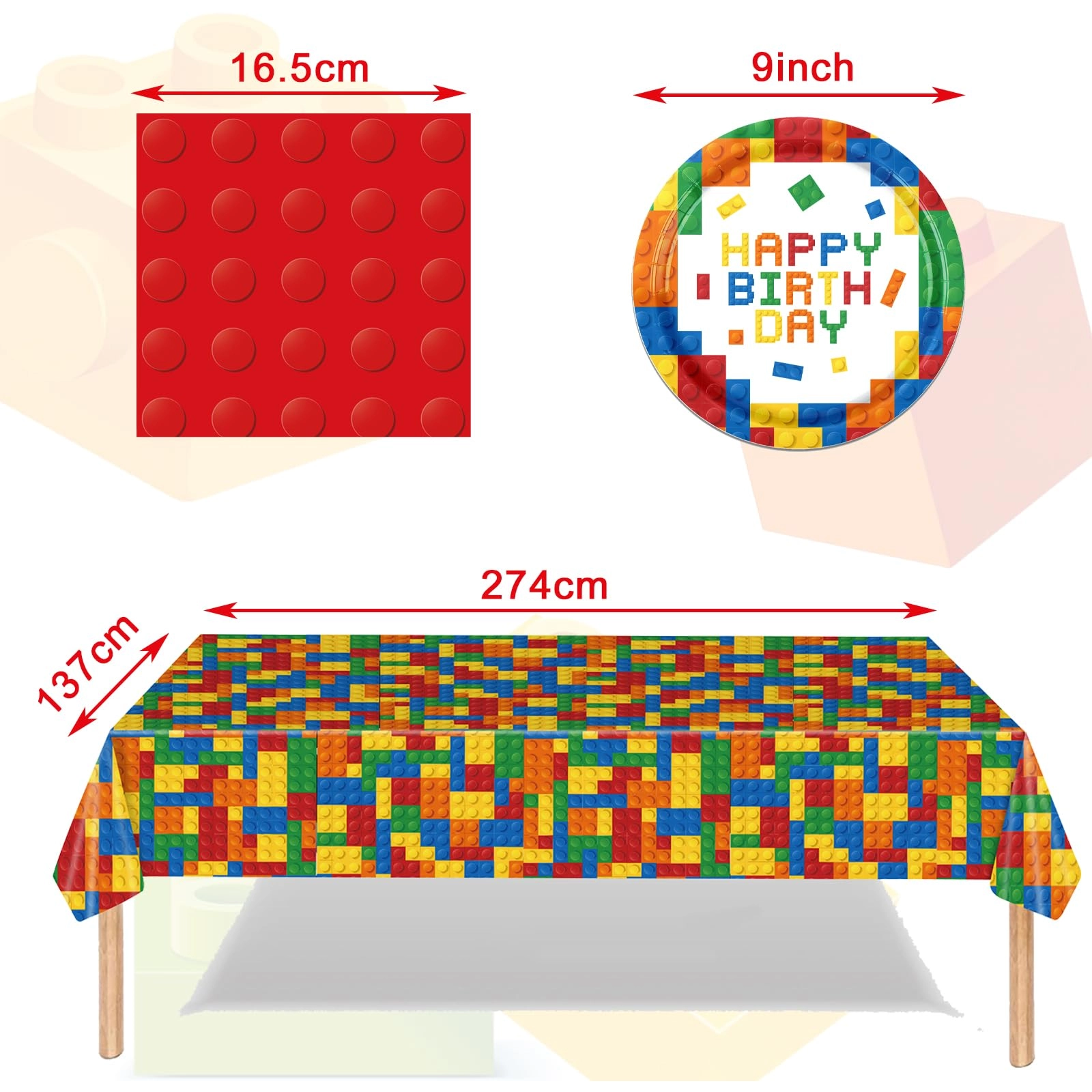 Tableware Set - 37Pcs Birthday