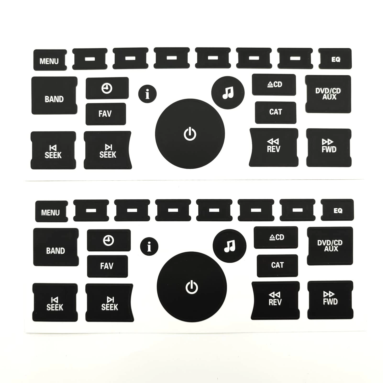 Radio Dash Button Repair Kit