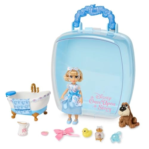 Cinderella Mini Doll Playset - 5 Inch Plastic Fabric Ages 3+