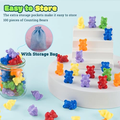 Counting Bears - 3 years and up 100 pieces