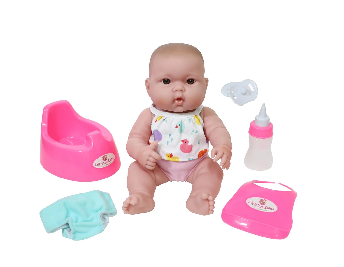 Lots to Love Babies Drink and Wet - 14" All Vinyl Gift Set Ages 2+