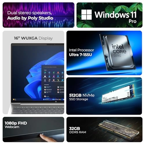 ProBook 460 G11 - 16'' Core Ultra 7 32GB DDR5 512GB NVMe SSD