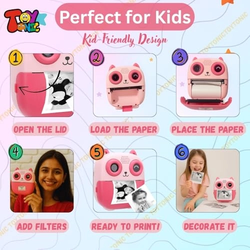 Instant Photo Printer - 48MP 1080P