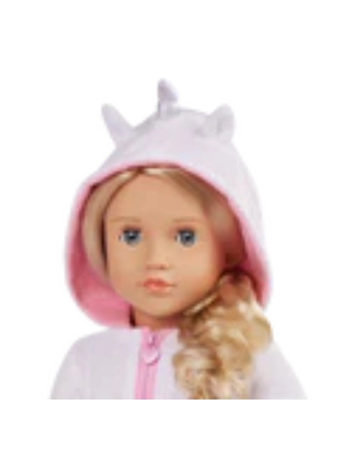 Lilian Fashion Doll - 18-inch Unicorn Pyjama Playset Ages 3+