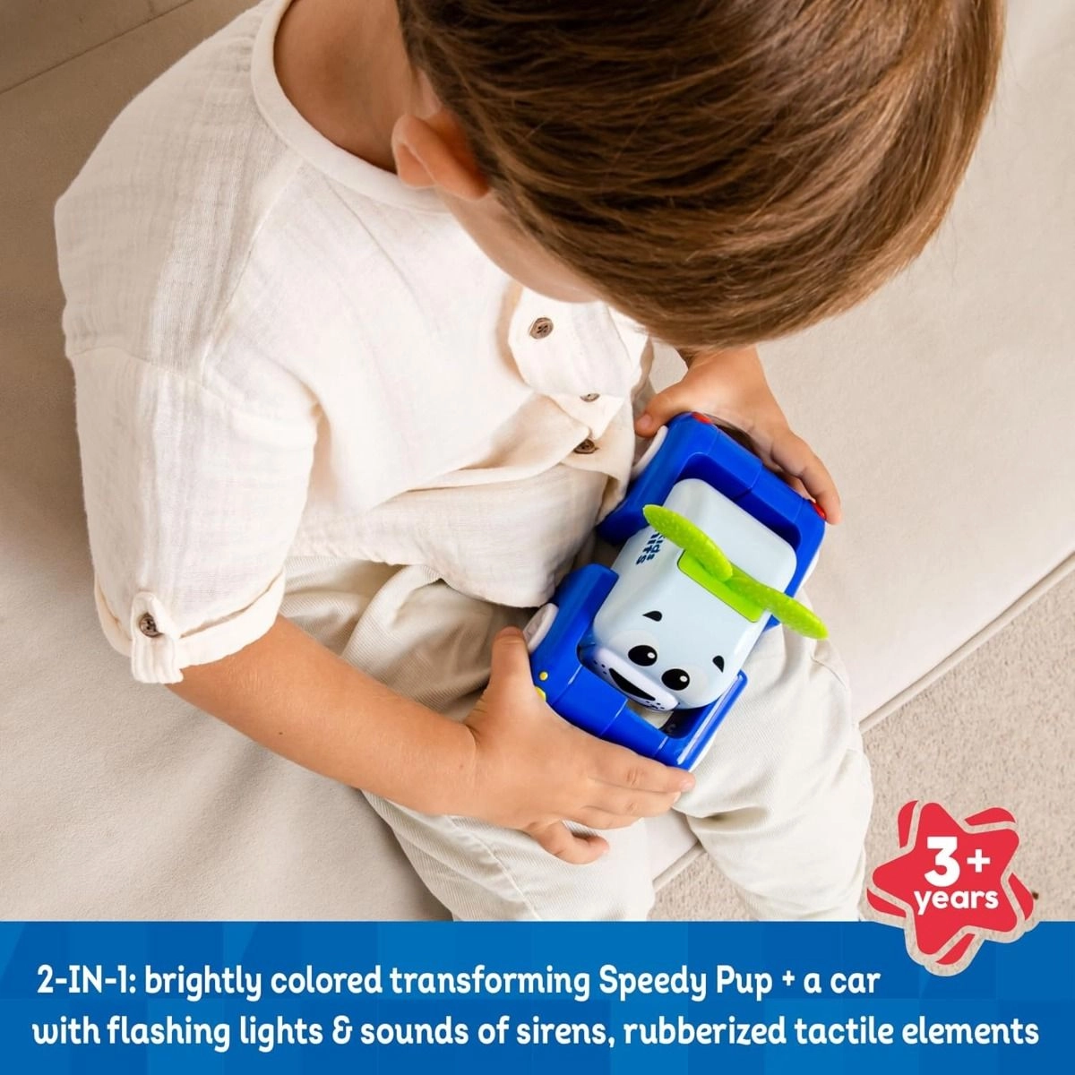 TransformMates Speedy Pup - 3+ Light Blue 3xAG3